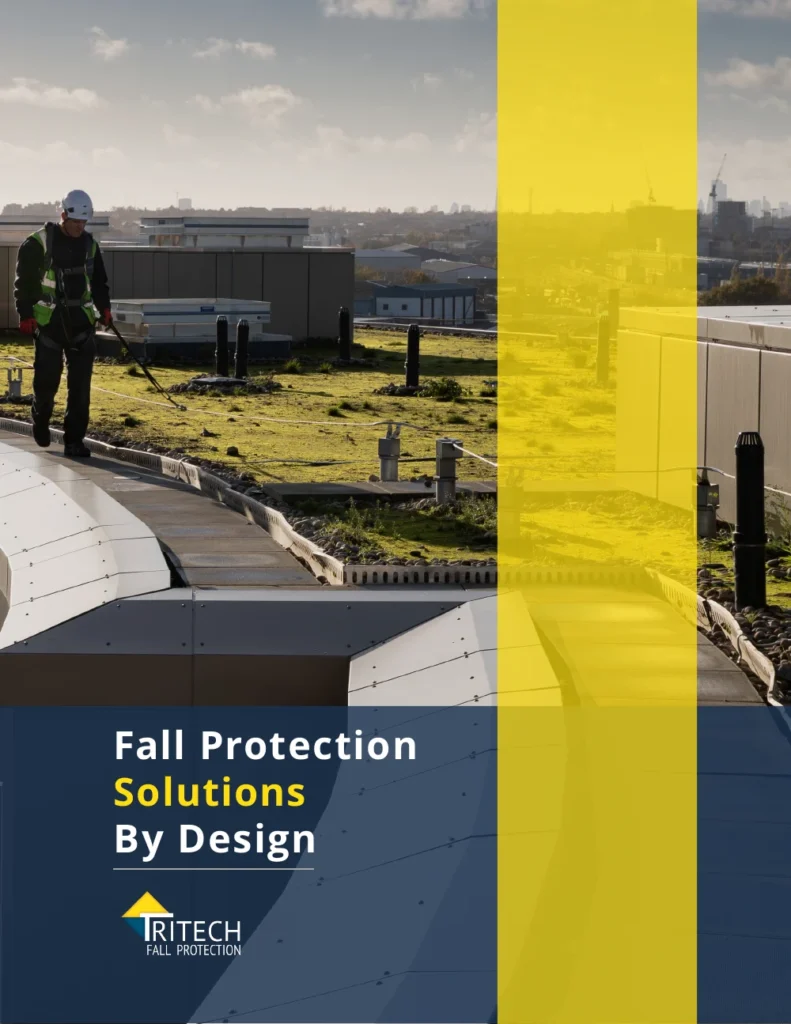 Page 1 of the Tritech Fall Protection Company Brochure PDF